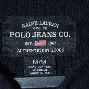 Polo by Ralph Lauren Shirts - Vintage Polo Jeans Side Stripe Sweater Polo by Ralph Lauren Shirts - Vintage Polo Jeans Side Stripe Sweater